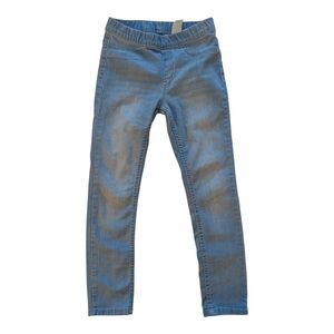 NWOT H&M Girls Light Blue Kids Jeans Leggings Cotton Size 7-8